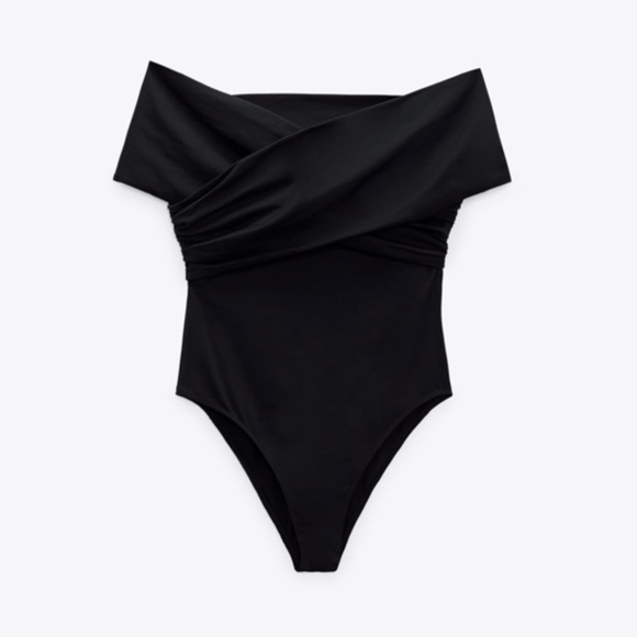 Zara Off the shoulder bodysuit - Picture 1 of 6